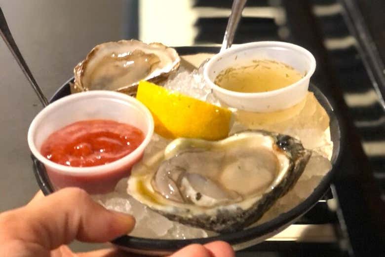 Desfrutando da culinária local de Houston