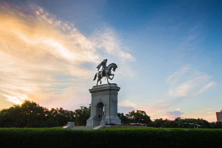 Sam Houston escultura