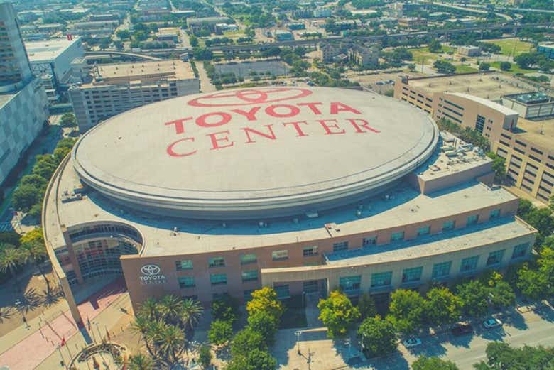 Vistas aéreas del Toyota Center 