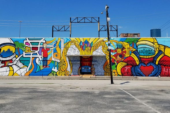 Tour dei graffiti a Houston