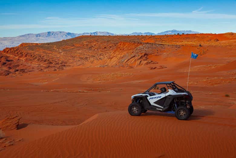 Durante el tour en buggy por Sand Mountain