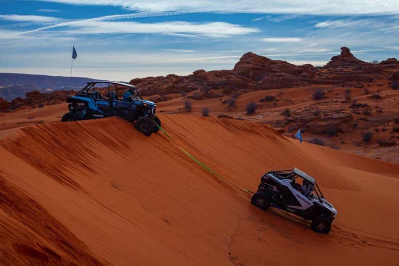 Durante il tour in buggy