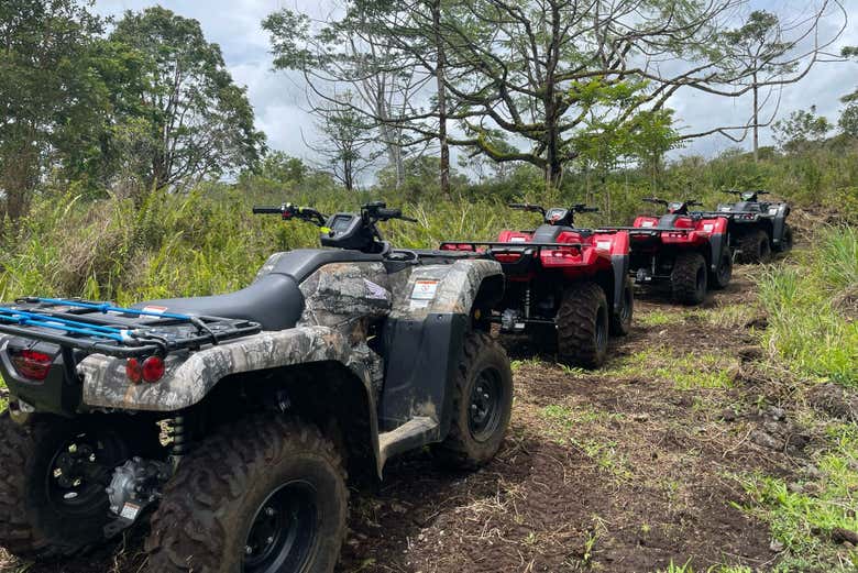 Quads preparados para la ruta