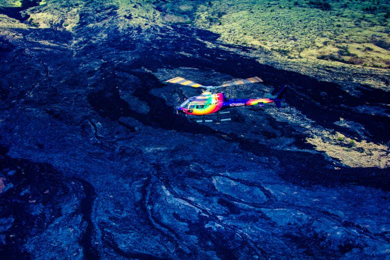 Impressionanti flussi di lava