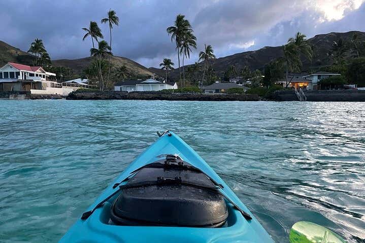 Disfrutando de las vistas desde el kayak