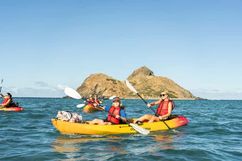 Você navegará pela costa de Kailua no seu próprio ritmo
