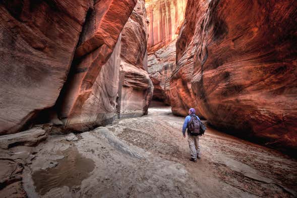 Trilha por Buckskin Gulch