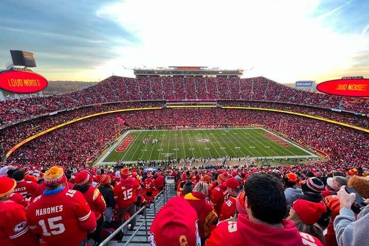 Todo listo para el partido de Kansas City Chiefs