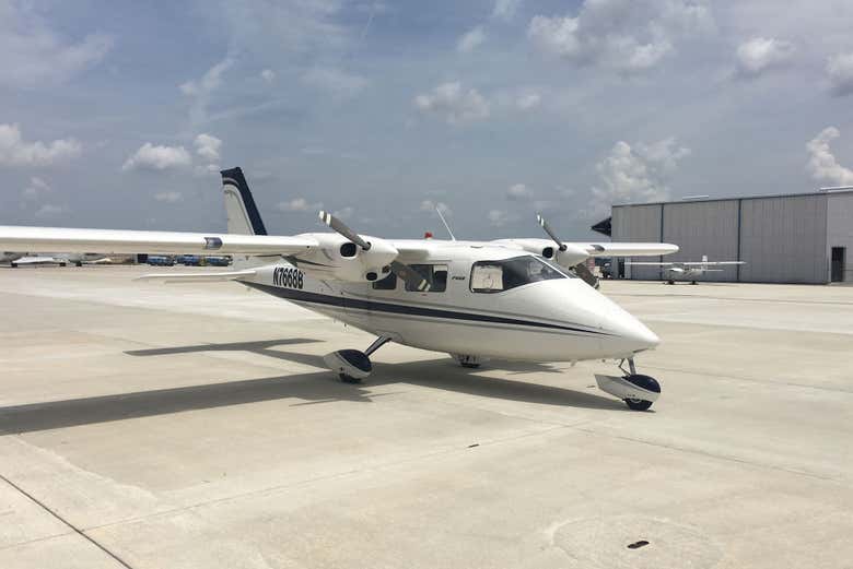 Fly over Kauai by plane