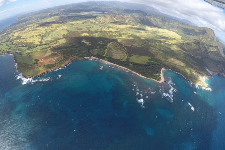 Enjoy panoramic views of Kauai
