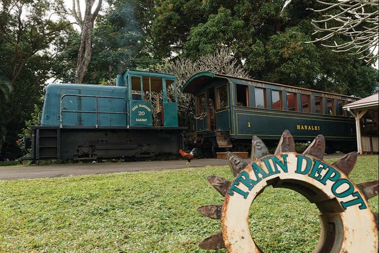 Trajeto de trem
