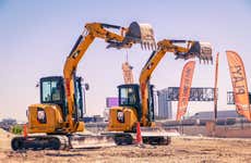 Las Vegas Desert Excavator Driving