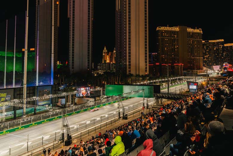 Las Vegas Strip se engalana con la Fórmula 1