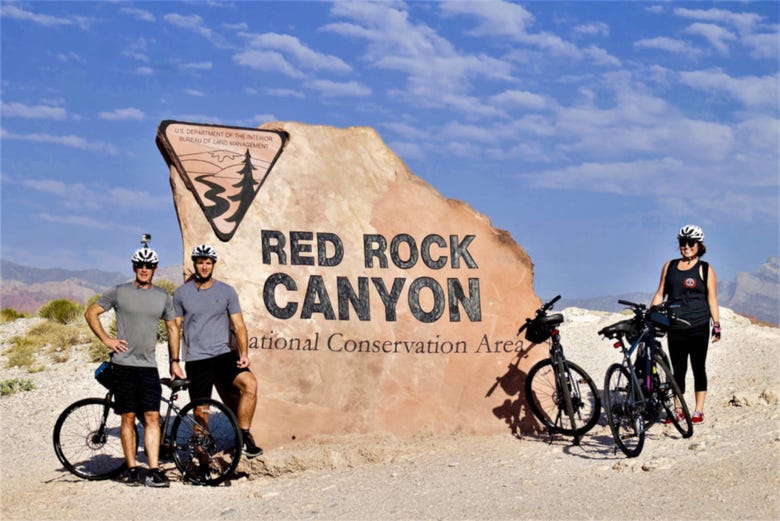 Tour à vélo électrique dans le canyon Red Rock