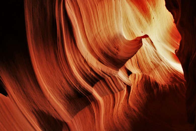 Cores do Antelope Canyon