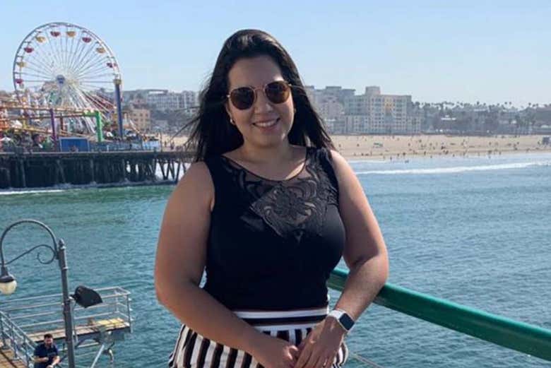 Conhecendo o píer de Santa Monica