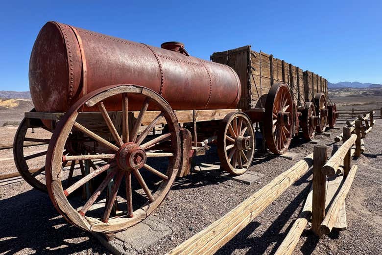 Train d'époque à Rhyolite