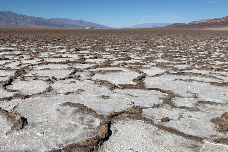 Le sel du bassin de Badwater