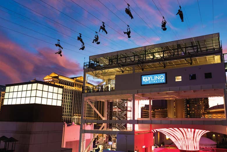 Surcando los cielos de Las Vegas