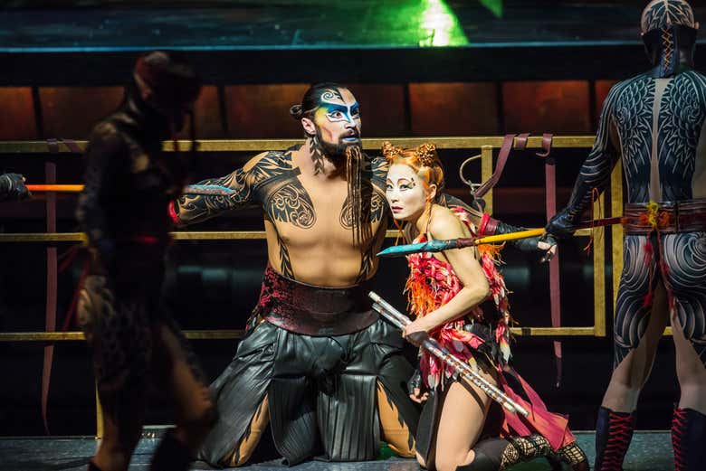One of the scenes from the show