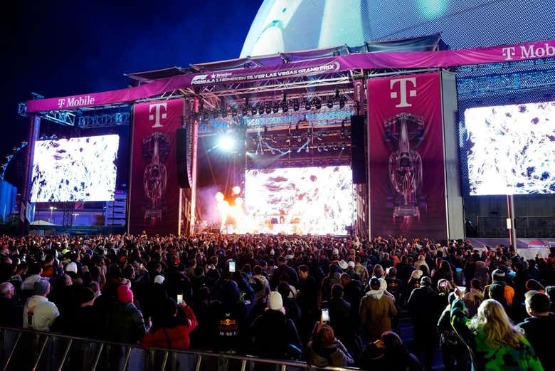 Los espectáculos musicales en directo en la Fórmula 1 