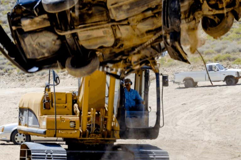 Las Vegas Desert Excavator Driving introducinglasvegas