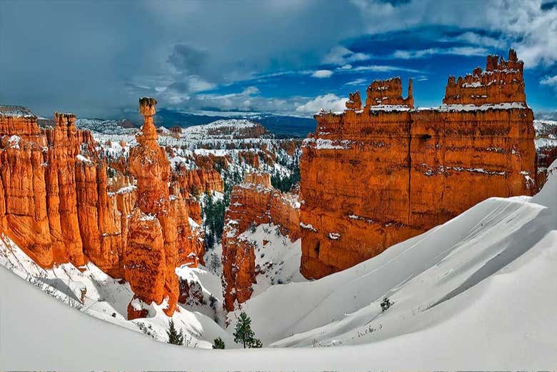 Cânion de Bryce no inverno
