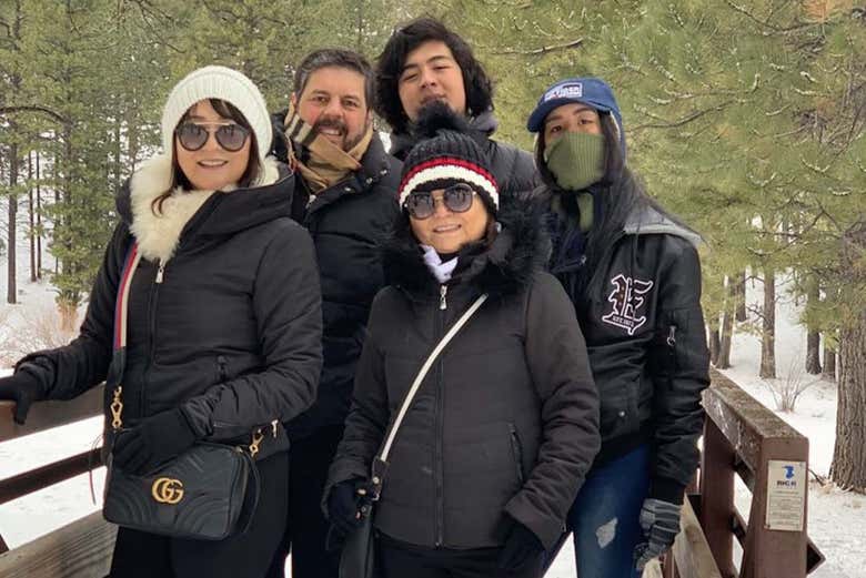 Fotos nas paisagens invernais