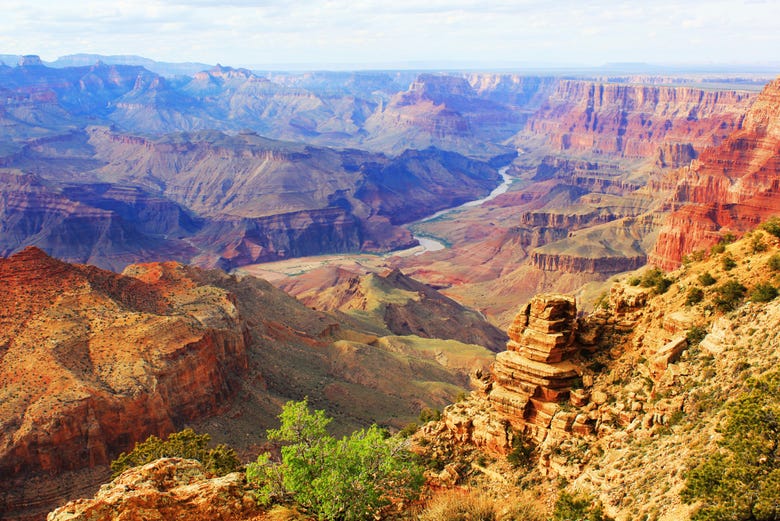Stunning panoramic views of the Grand Canyon
