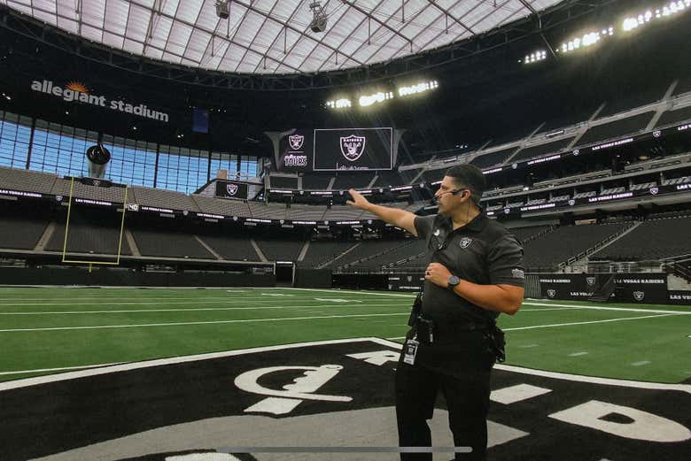 Conociendo el campo del Allegiant Stadium
