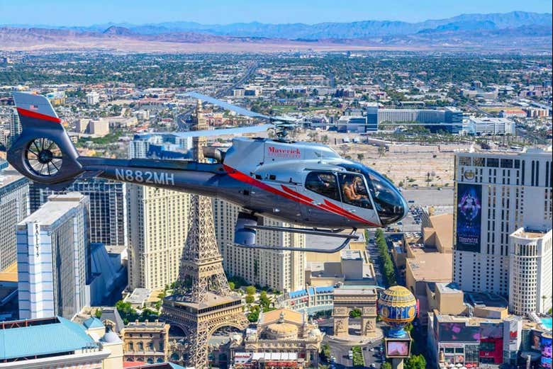 Spot Las Vegas from high 