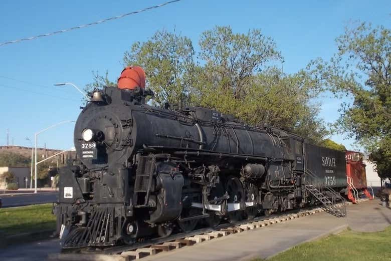 Locomotiva a vapore Santa Fe numero 3759