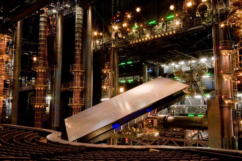 The stage