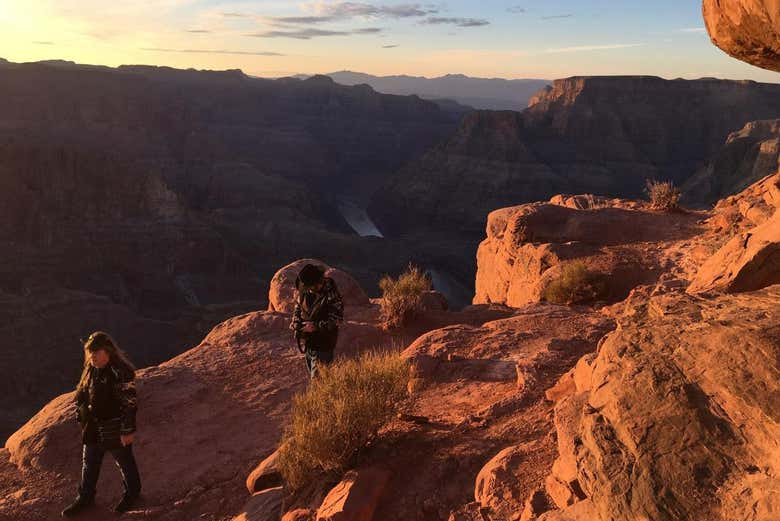 Gran Cañón al atardecer