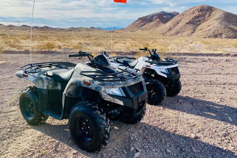 Quadriciclos no deserto de Las Vegas