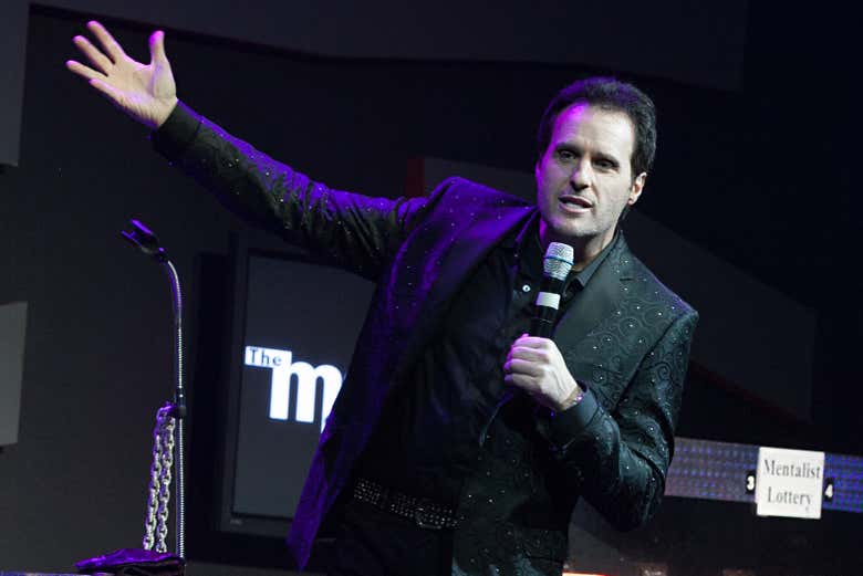 Gerry McCambridge on stage