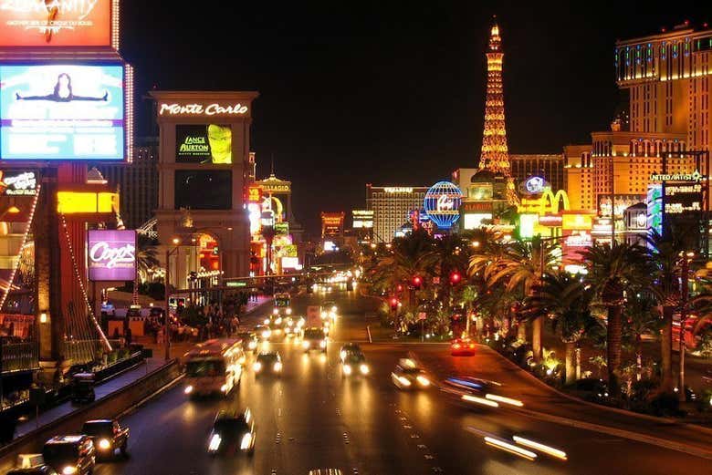 A Strip, a rua mais famosa de Las Vegas