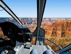 Helicóptero en el Gran Cañon