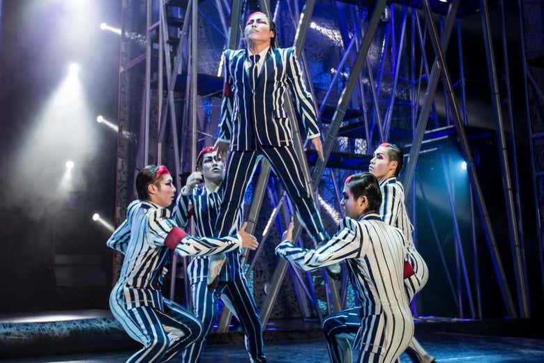 Cirque du Soliel performers