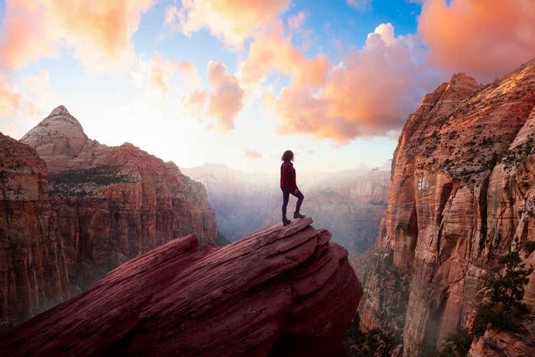 Gazing out at incredible views