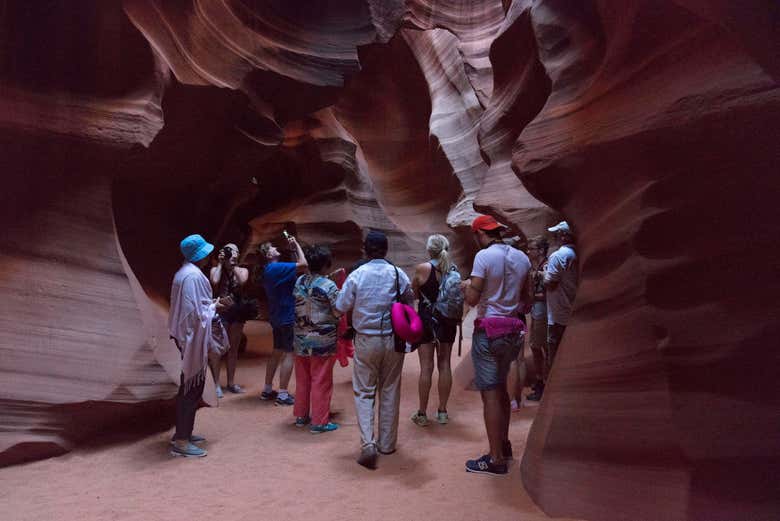 Visitando el Cañón del Antílope