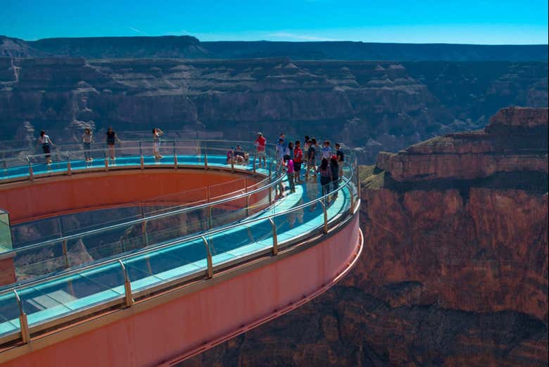 Na plataforma Skywalk