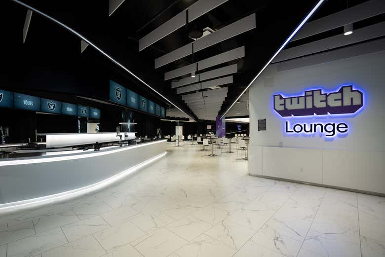 Le Twitch Lounge de l'Allegiant Stadium