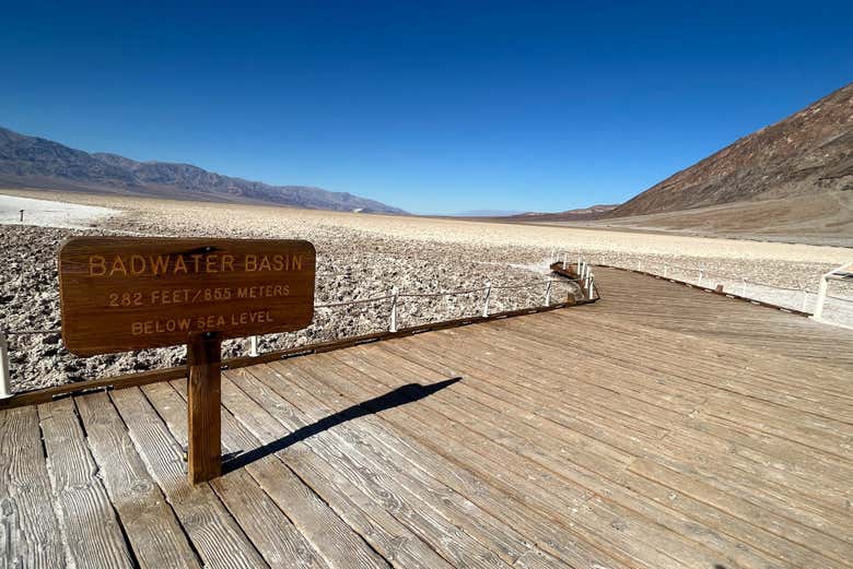 Paysage désertique de la Vallée de la mort