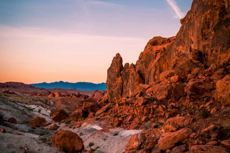 Un coucher de soleil magique !
