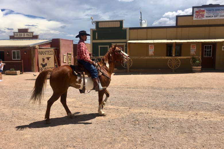 Visitando el Rancho Hualapai