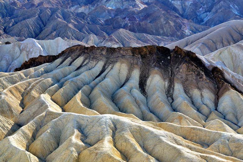 Formaciones rocosas en Zabriskie Point