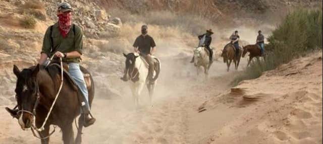 Paseo a caballo por el desierto de Las Vegas