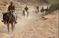 Passeggiata a cavallo nel deserto di Las Vegas