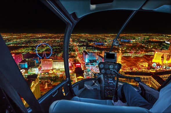 Passeio de helicóptero por Las Vegas